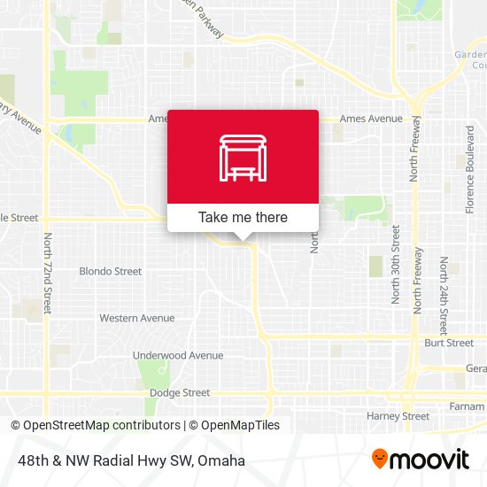 48th & NW Radial Hwy SW map