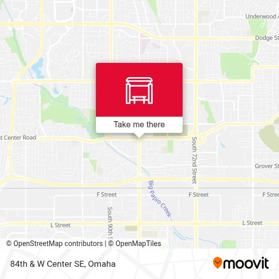 84th & W Center SE map