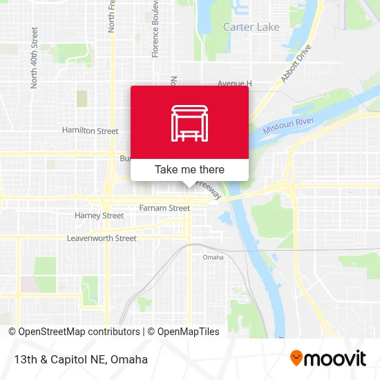 13th & Capitol NE map