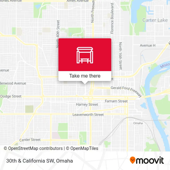 30th & California SW map