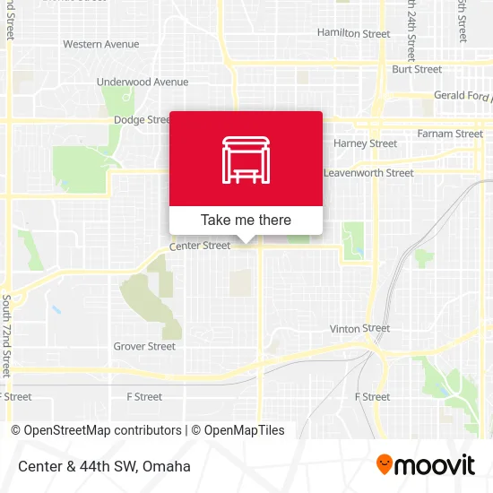 Center & 44th SW map