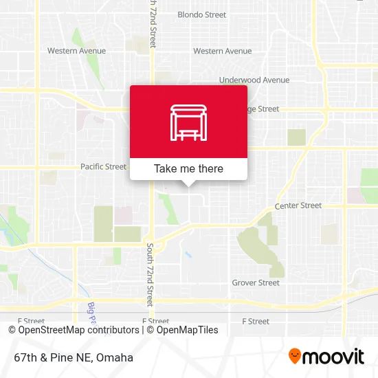 67th & Pine NE map