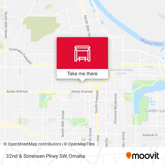 32nd & Sorensen Pkwy SW map