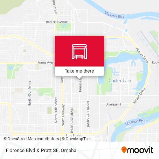 Florence Blvd & Pratt SE map