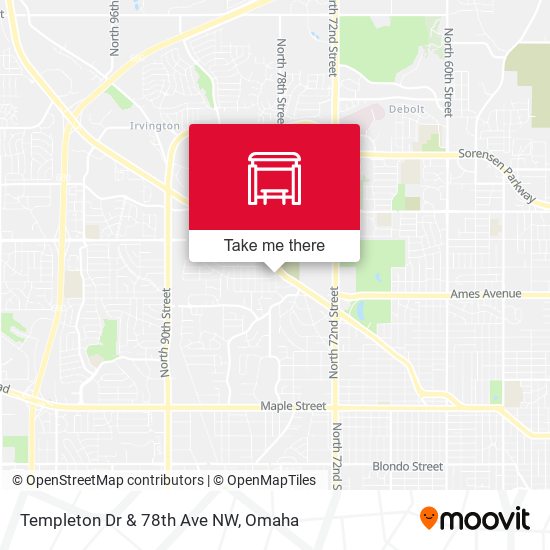 Templeton Dr & 78th Ave NW map