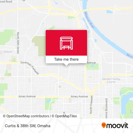 Curtis & 38th SW map