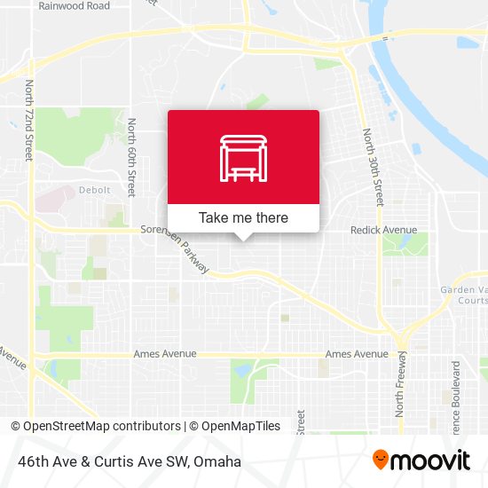 46th Ave & Curtis Ave SW map