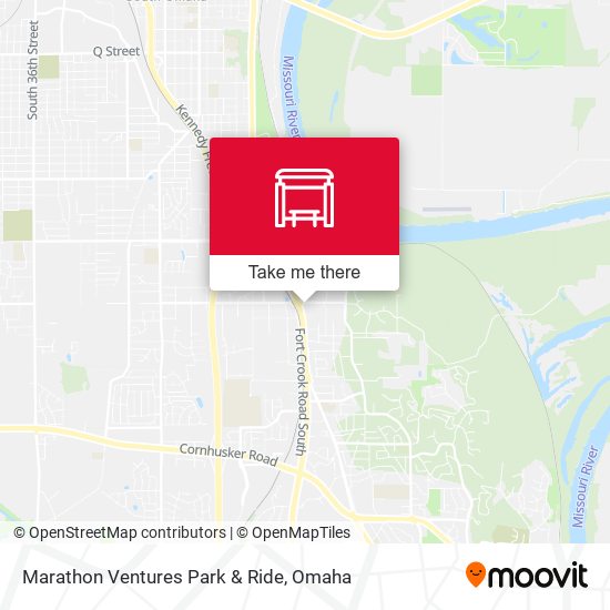 Mapa de Marathon Ventures Park & Ride