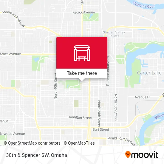 30th & Spencer SW map