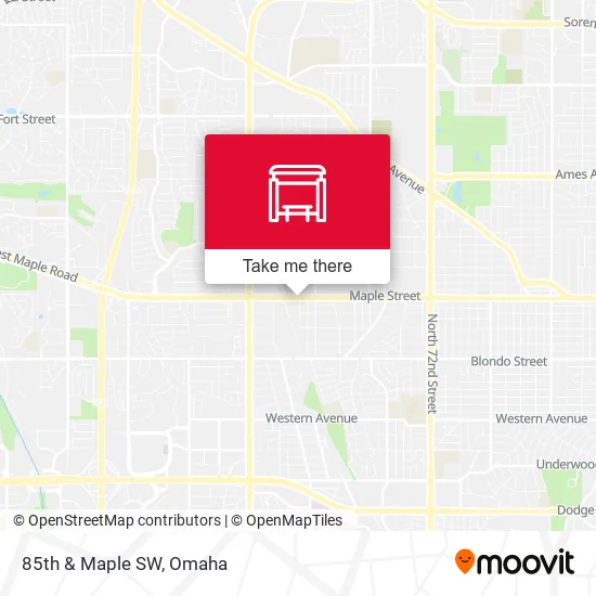 85th & Maple SW map