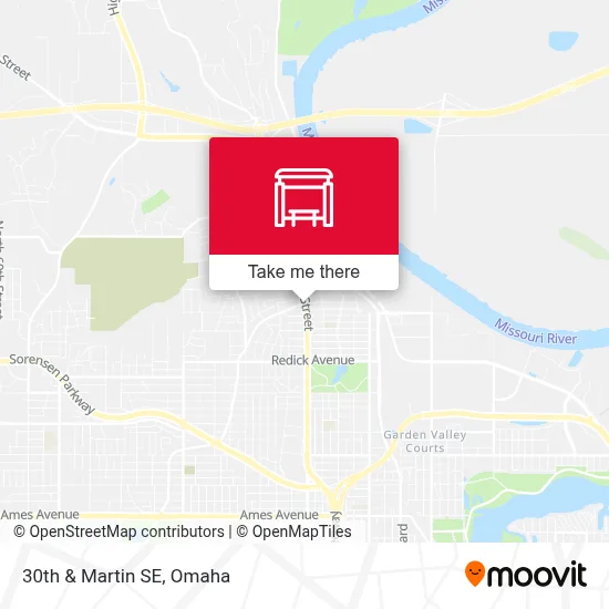 30th & Martin SE map