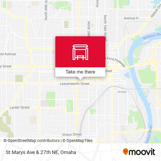 St Marys Ave & 27th NE map