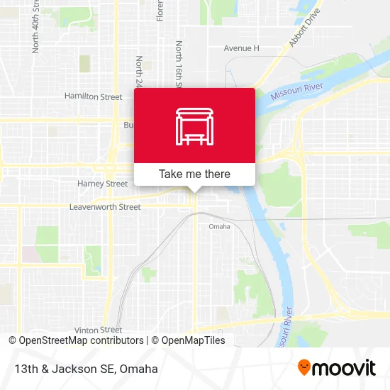 13th & Jackson SE map