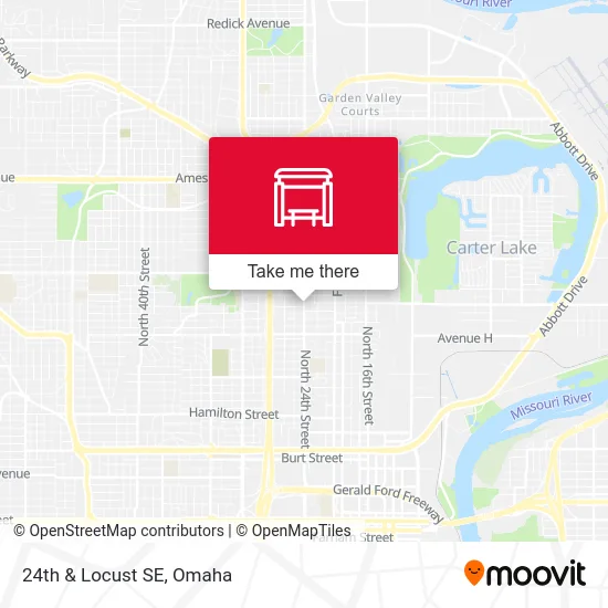 24th & Locust SE map