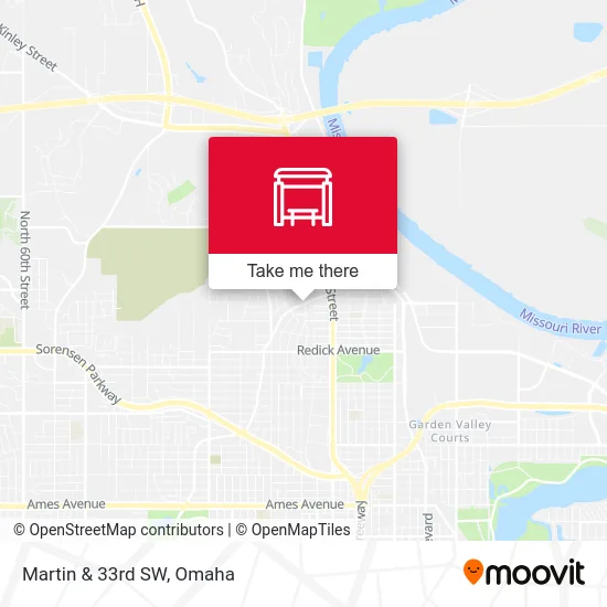 Martin & 33rd SW map