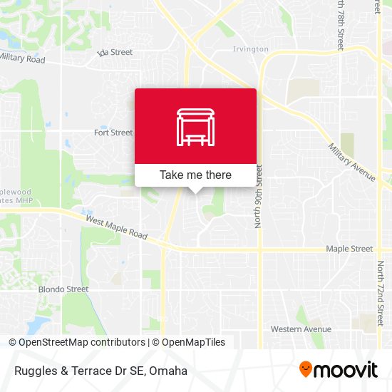 Mapa de Ruggles & Terrace Dr SE