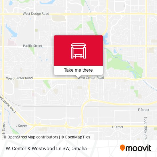 Mapa de W. Center & Westwood Ln SW