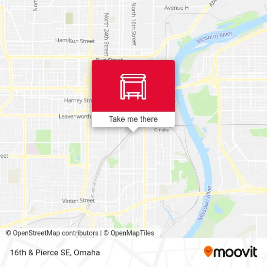 16th & Pierce SE map