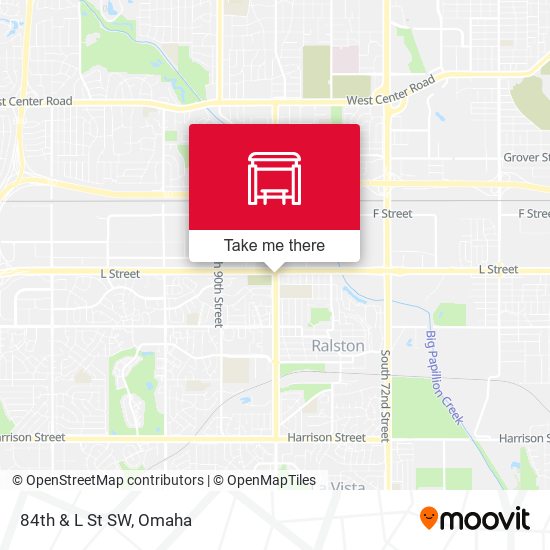 84th & L St SW map