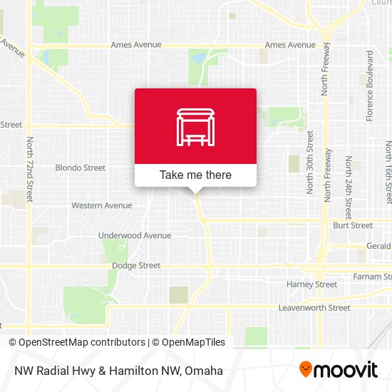 Mapa de NW Radial Hwy & Hamilton NW