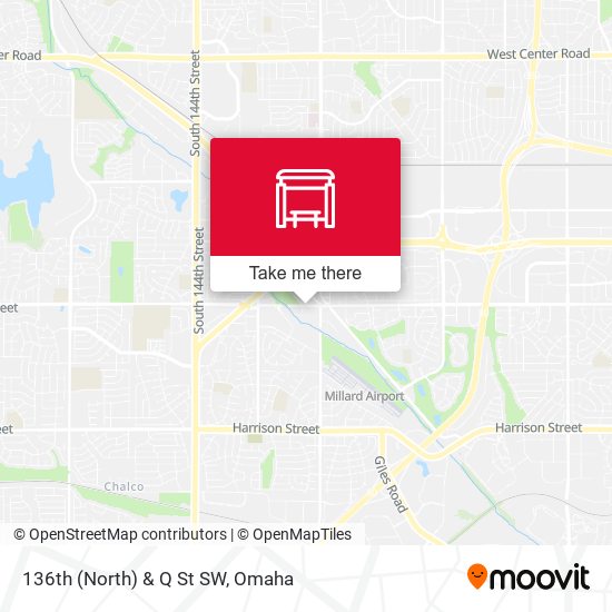 136th (North) & Q St SW map