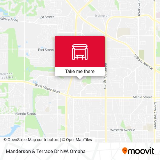 Manderson & Terrace Dr NW map