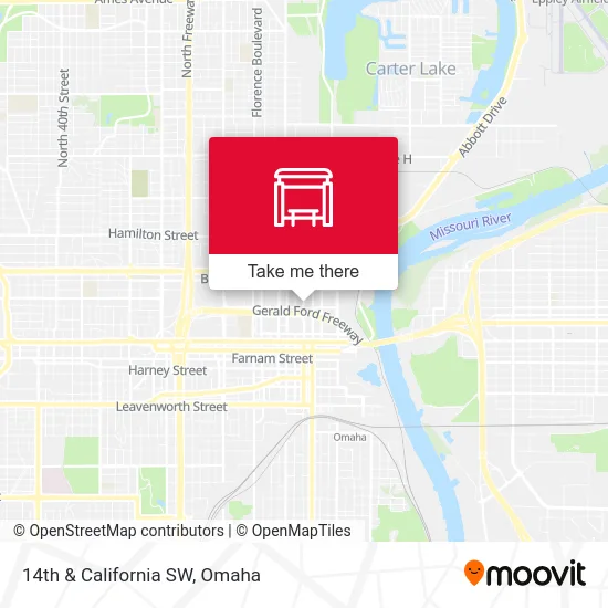 14th & California SW map