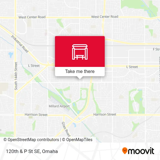 120th & P St SE map