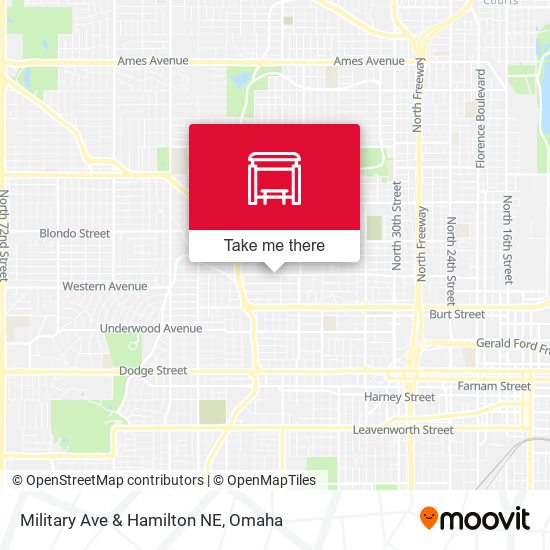 Military Ave & Hamilton NE map