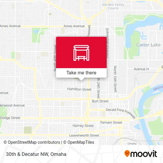 30th & Decatur NW map