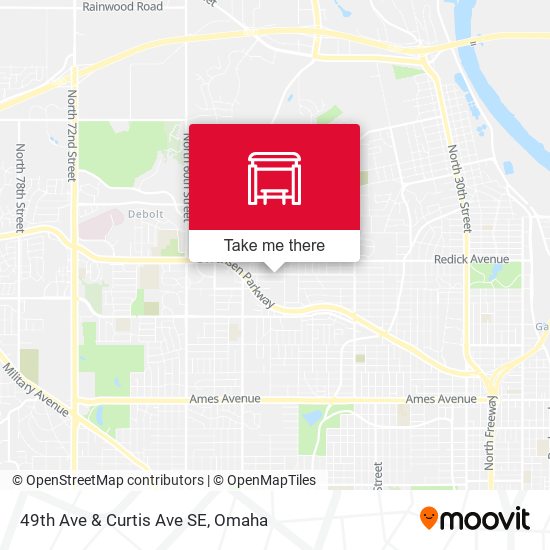 49th Ave & Curtis Ave SE map