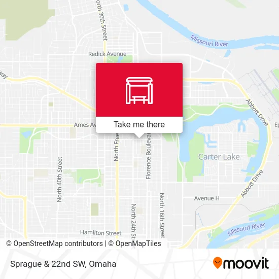 Sprague & 22nd SW map