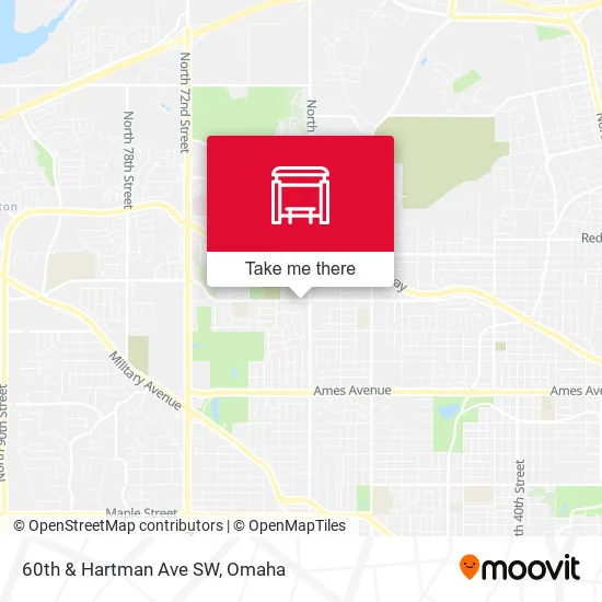 60th & Hartman Ave SW map