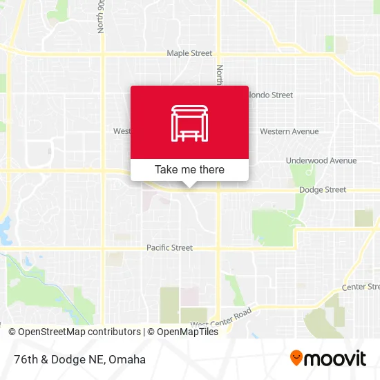 76th & Dodge NE map