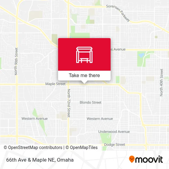 66th Ave & Maple NE map