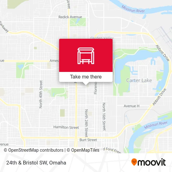 24th & Bristol SW map