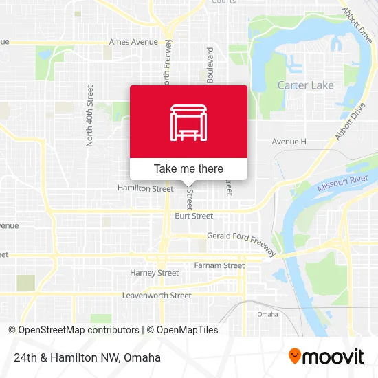 24th & Hamilton NW map