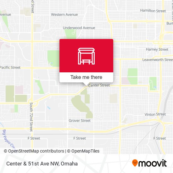 Center & 51st Ave NW map