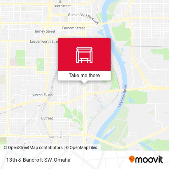 Mapa de 13th & Bancroft SW