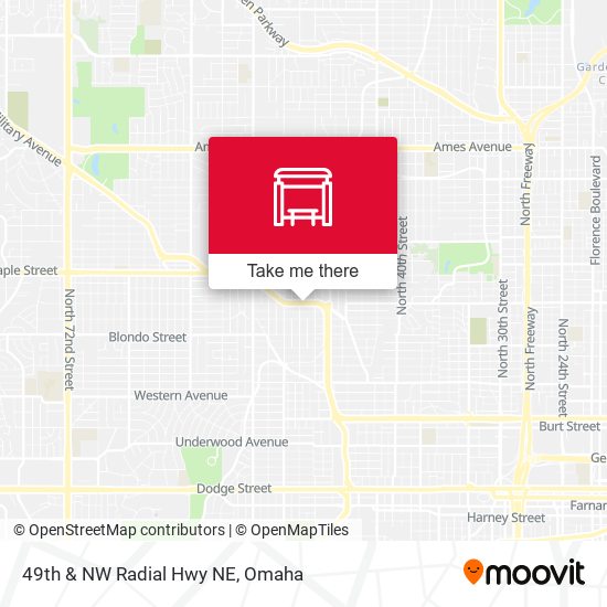 49th & NW Radial Hwy NE map