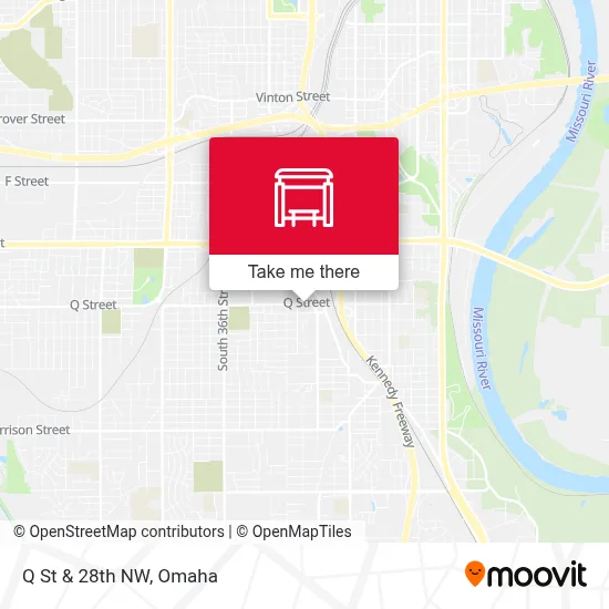 Q St & 28th NW map