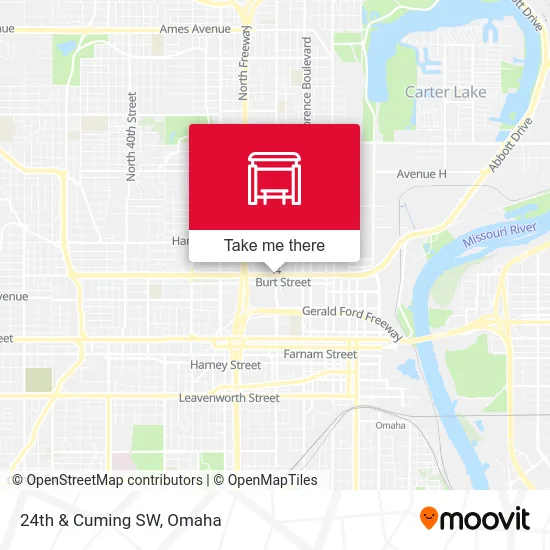 24th & Cuming SW map