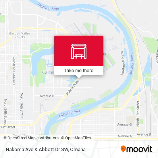 Nakoma Ave & Abbott Dr SW map