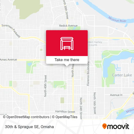 30th & Sprague SE map