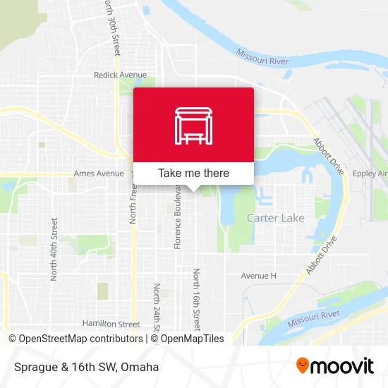 Sprague & 16th SW map