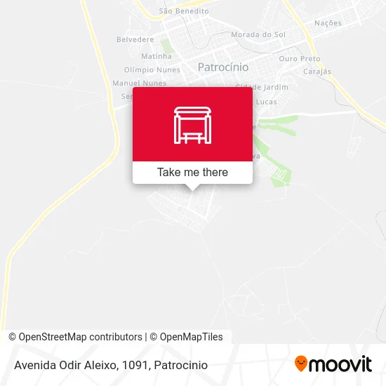 Avenida Odir Aleixo, 1091 map