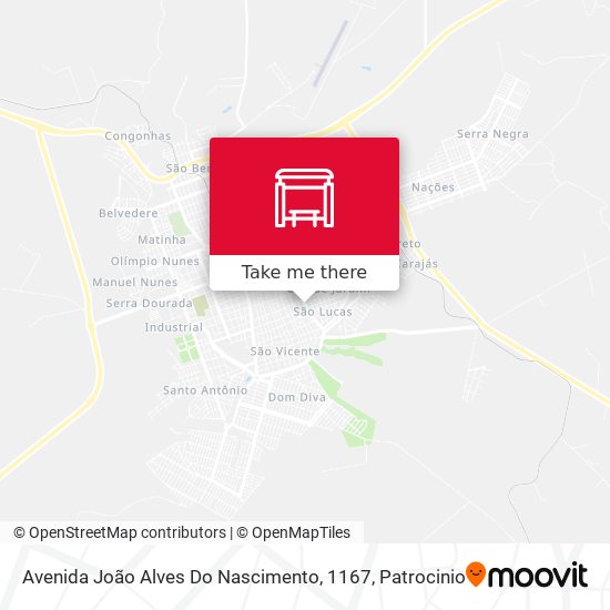 Avenida João Alves Do Nascimento, 1167 map
