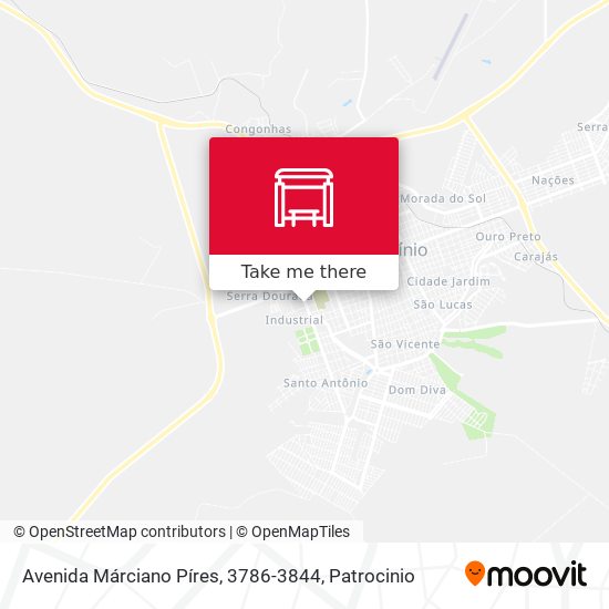 Avenida Márciano Píres, 3786-3844 map