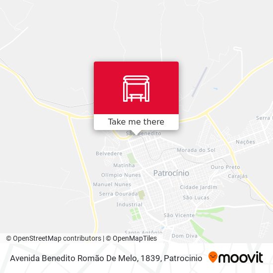 Avenida Benedito Romão De Melo, 1839 map