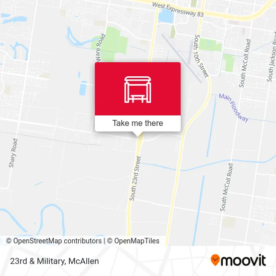 Mapa de 23rd & Military